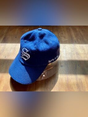 Sporty and Rich Collegiate Wool Baseball Cap